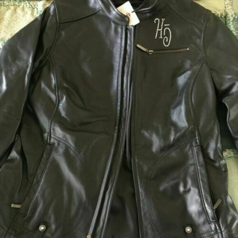HARLEY DAVIDSON SHADOW VALLEY Leather BLING - Picture 3 of 7